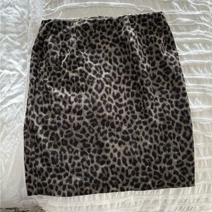 Cabi Leopard Print Women's Skirt